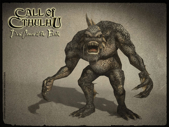 Call of Cthulhu Dark Corners of the Earth title screen for Xbox